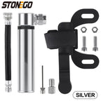 Bomba de bicicleta de bolsillo portátil de alta presión de 120 PSI, mini bomba de bicicleta compatible con válvula Presta/Schrader, bomba de neumáticos de bicicleta ultraligera