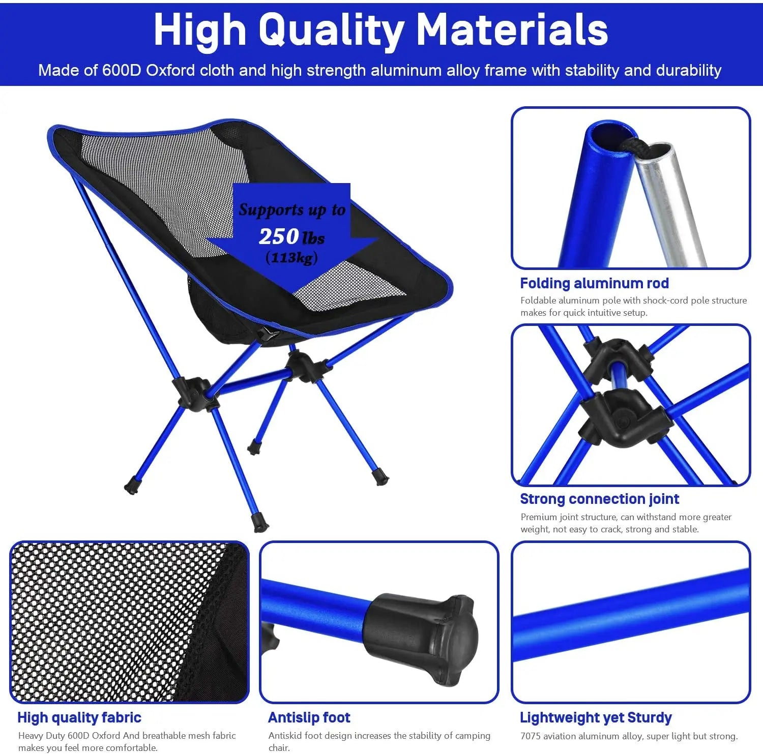 Silla plegable ultraligera desmontable, portátil, ligera, asiento plegable extendido, pesca, Camping, hogar, barbacoa, jardín, senderismo