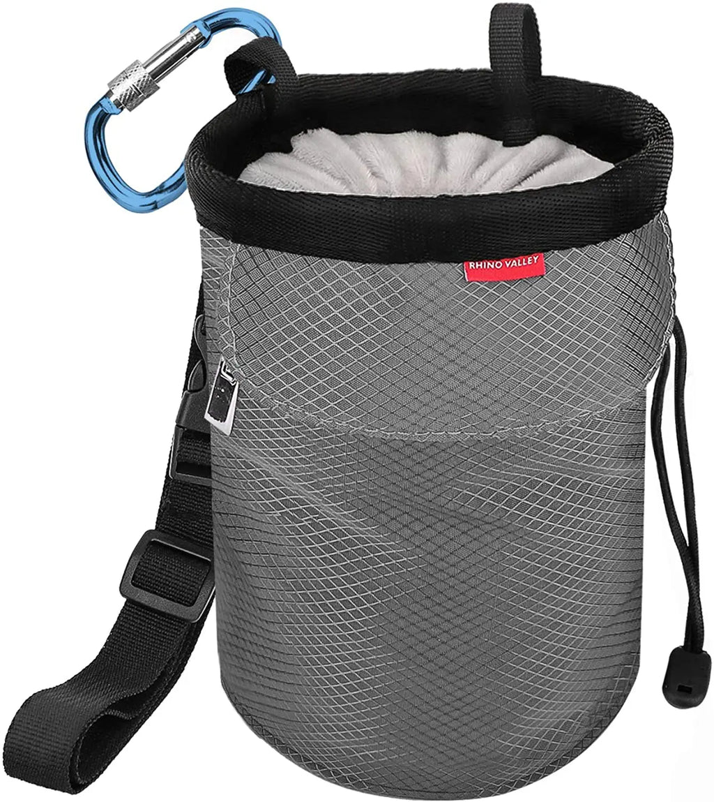 Saco de magnesia para escalada en roca, bolsa de tiza, bolsillo impermeable para levantamiento de pesas, bolsa de magnesia para bulder al aire libre, equipo de escalada