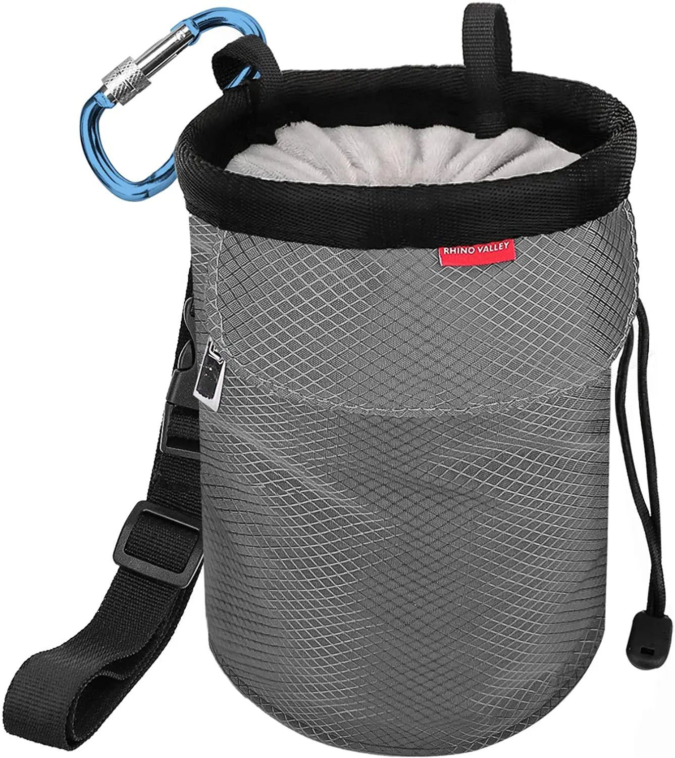 Saco de magnesia para escalada en roca, bolsa de tiza, bolsillo impermeable para levantamiento de pesas, bolsa de magnesia para bulder al aire libre, equipo de escalada