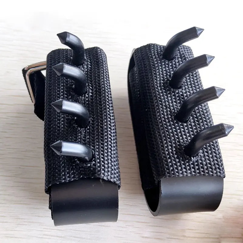 2 unids/set antideslizante para exteriores, herramientas de escalada, cuchillo de garra de pata antideslizante, un par