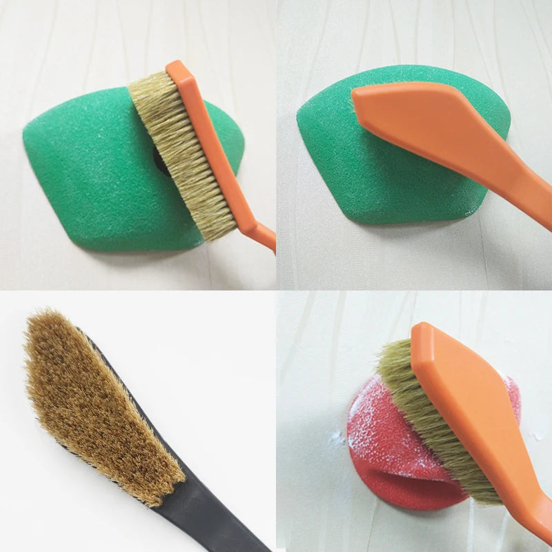 Cepillo de escalada y remojo de cerdas de jabalí con mango ergonómico, suministros para el hogar, productos para el hogar