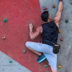 Saco de magnesia para escalada en roca, bolsa de tiza, bolsillo impermeable para levantamiento de pesas, bolsa de magnesia para bulder al aire libre, equipo de escalada