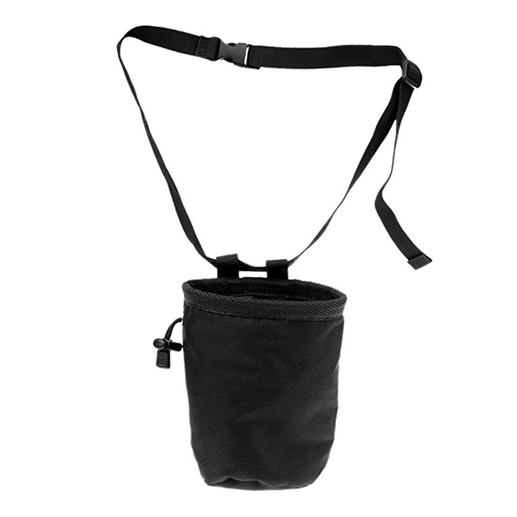 Cinturón de repuesto de bolsa de magnesio de 0,7 pulgadas, correa de cintura ajustable con hebilla de liberación rápida, bolsa de tiza de escalada