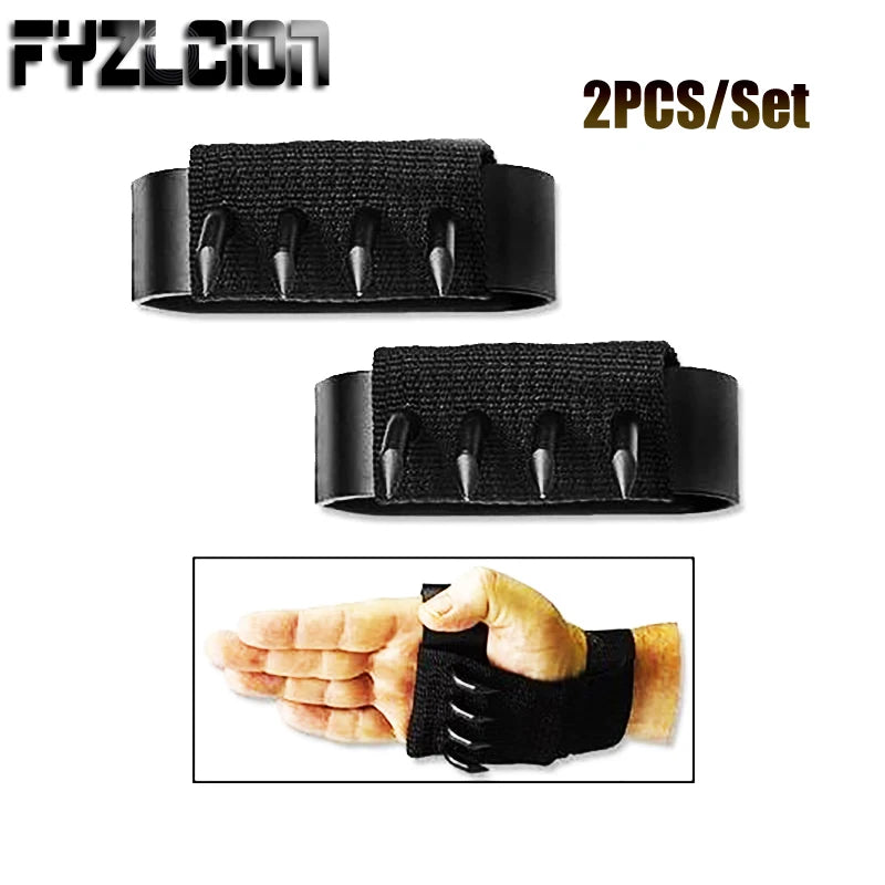 2 unids/set antideslizante para exteriores, herramientas de escalada, cuchillo de garra de pata antideslizante, un par