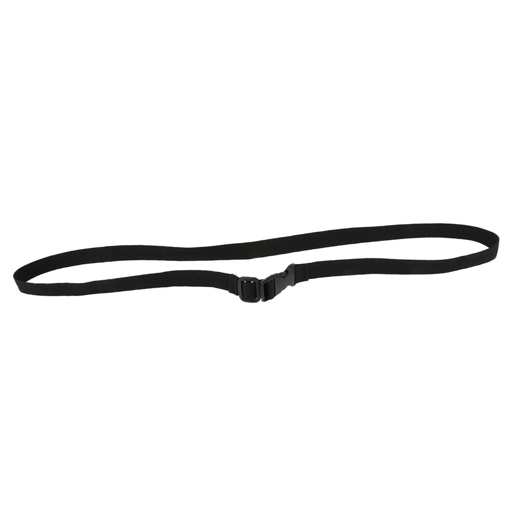Cinturón de repuesto de bolsa de magnesio de 0,7 pulgadas, correa de cintura ajustable con hebilla de liberación rápida, bolsa de tiza de escalada