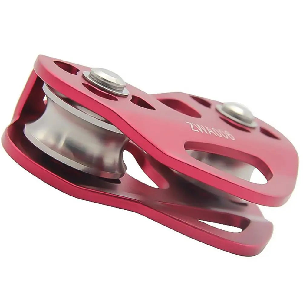 Polea de escalada en forma de corazón, dispositivo de escalada, carro Zipline de alta velocidad, 30kN