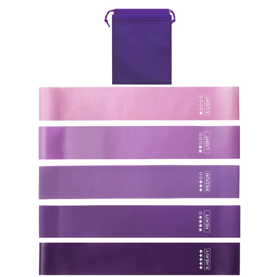 Bandas de resistencia deportivas para yoga y entrenamiento en casa, bandas elásticas de resistencia para Fitness, estiramiento, Pilates, Crossfit, entrenamiento, equipo de gimnasio