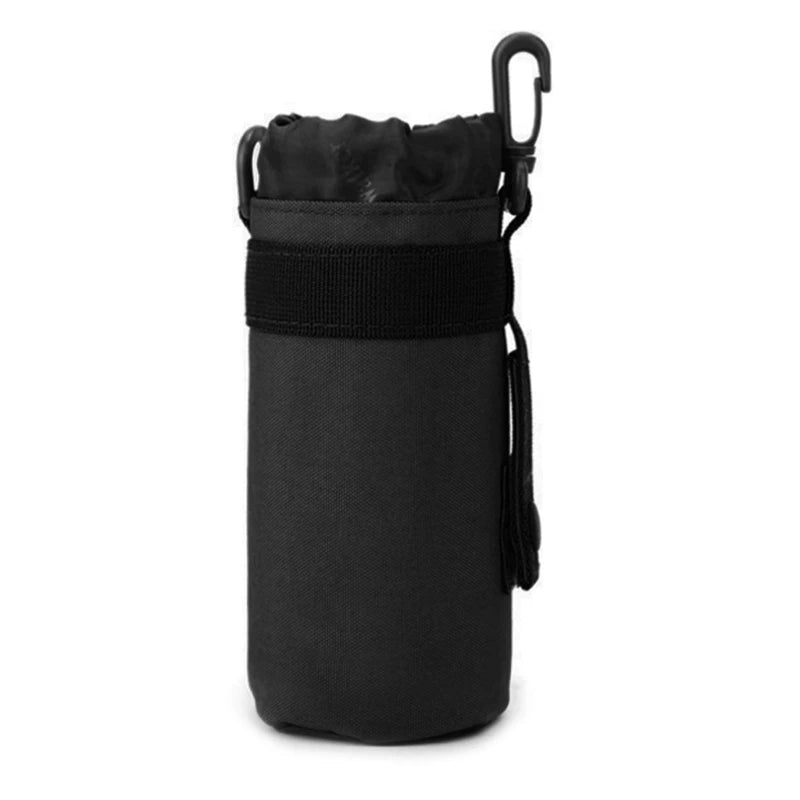 Bolsa portabotellas G92F, bolsa táctica nailon para botella agua portabotellas para acampar, senderismo