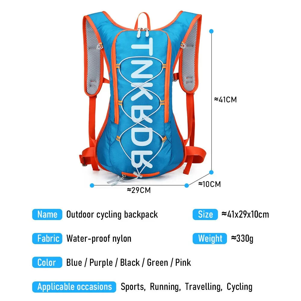 Mochila para ciclismo ThinkRider, bolsas para bicicleta de 12L, deporte al aire libre, escalada, senderismo, mochila de hidratación para bicicleta de montaña y carretera