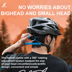 Casco de bicicleta para hombre y mujer, cascos de seguridad ajustables para ciclismo, ala extraíble transpirable para bicicleta de montaña y carretera, casco con capa amortiguadora EPS