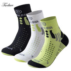 Calcetines deportivos para hombre y mujer, medias de tubo medio, antideslizantes, de secado rápido, transpirables, para correr, Maratón, baloncesto y entrenamiento