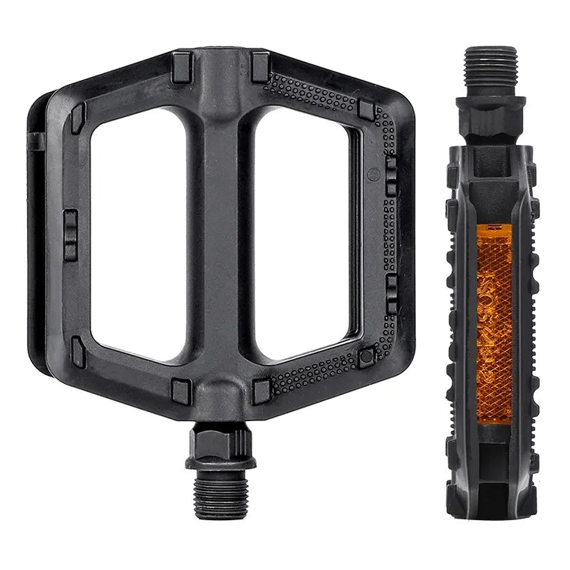 Pedales de bicicleta ultraligeros, Pedal de carretera MTB, accesorios para bicicleta de montaña, plataforma de pie antideslizante, pedales universales estándar de 9''16