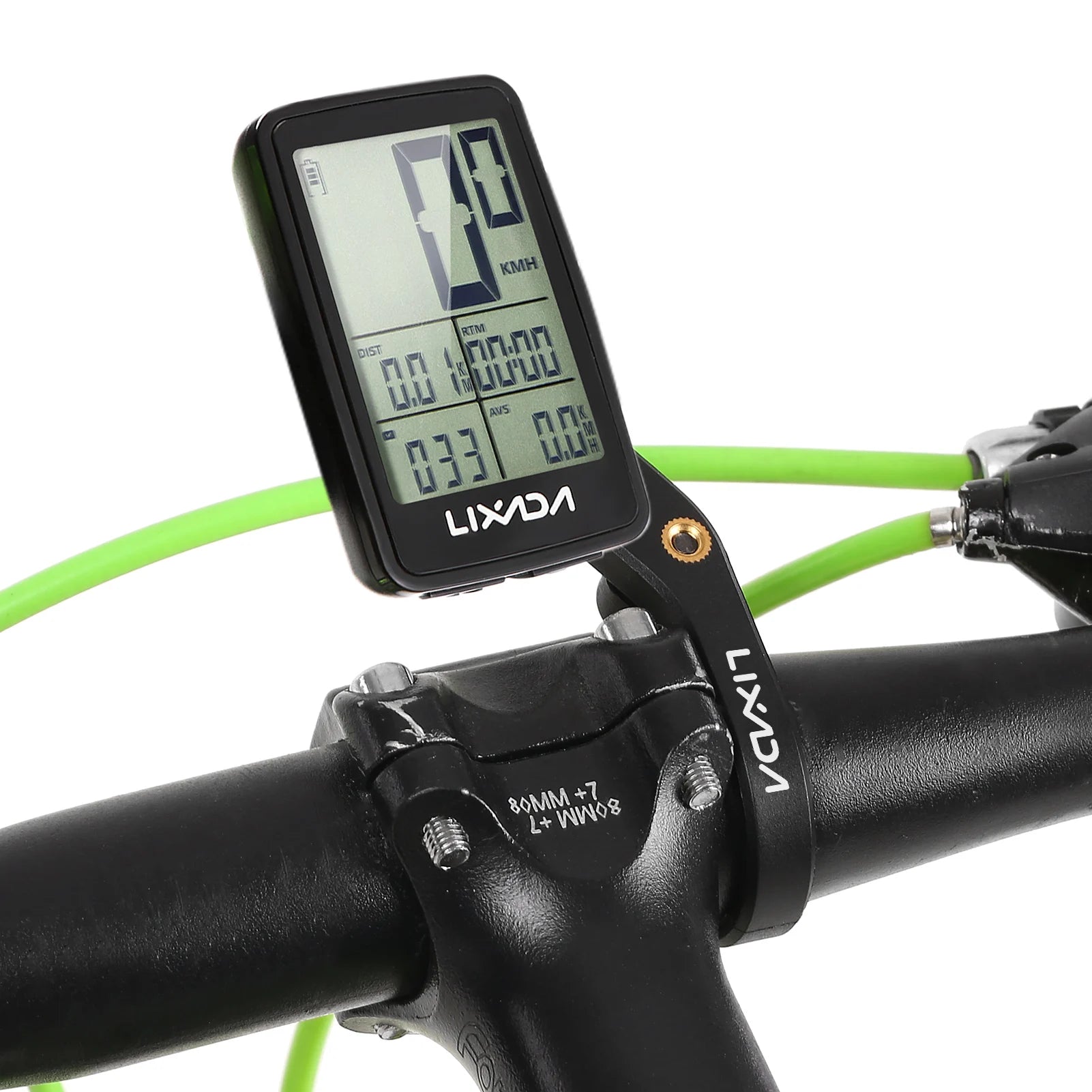 Cronómetro de ciclismo inalámbrica recargable por USB  Velocímetro de bicicleta con 11 funciones, odómetro BKV-1206