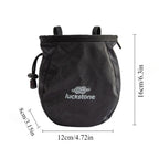 Bolsa de tiza impermeable para escalada y levantamiento de pesas, bolsa de polvo de magnesio con cinturón ajustable, bolsa de tiza para gimnasio de gran capacidad
