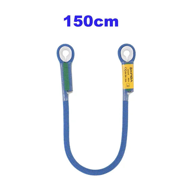 Escalada en roca al aire libre Prusik Loop cuerda precostada ojo a ojo cable de enganche de fricción resistente al calor