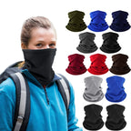 Bufanda de tubo de cuello a prueba de viento para hombre y mujer, pañuelo cálido de lana para invierno, máscara de media cara, ciclismo, deporte de esquí, Camping, senderismo