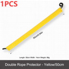 Ccubierta protectora de cuerda de escalada Protector de cuerda de escalada en roca de PVC ligero equipo de rappel antidesgaste
