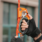 Dispositivo ascendente de mano SRT para escalada en roca al aire libre mango de montañero equipo de escalada de mano izquierda y derecha herramientas de cuerda