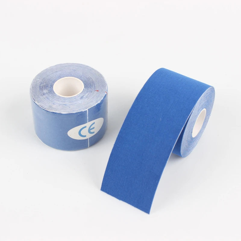 Cinta deportiva de kinesiología muscular, parche elástico para aliviar el dolor de rodilla, pegatinas de recuperación atlética, vendajes de Fitness, 5-10 cm