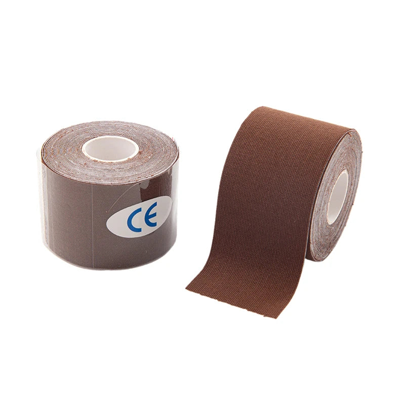 Cinta deportiva de kinesiología muscular, parche elástico para aliviar el dolor de rodilla, pegatinas de recuperación atlética, vendajes de Fitness, 5-10 cm