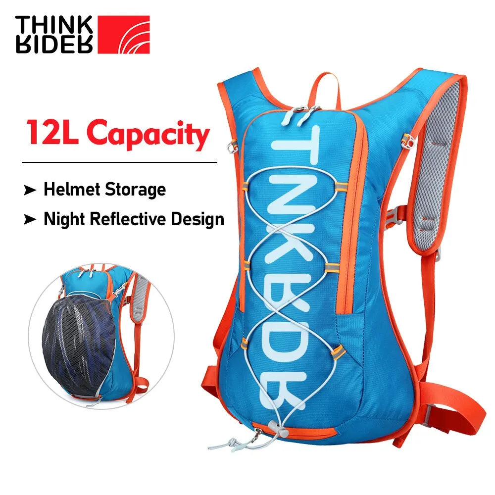 Mochila para ciclismo ThinkRider, bolsas para bicicleta de 12L, deporte al aire libre, escalada, senderismo, mochila de hidratación para bicicleta de montaña y carretera