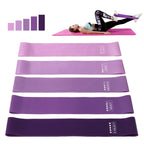 Bandas de resistencia deportivas para yoga y entrenamiento en casa, bandas elásticas de resistencia para Fitness, estiramiento, Pilates, Crossfit, entrenamiento, equipo de gimnasio