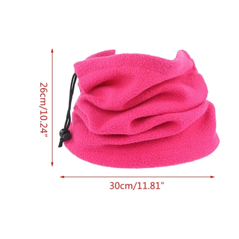 Bufanda de tubo de cuello a prueba de viento para hombre y mujer, pañuelo cálido de lana para invierno, máscara de media cara, ciclismo, deporte de esquí, Camping, senderismo