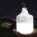 Luz LED portátil para acampar, recargable por USB, multifuncional, para exteriores, lámpara colgante de emergencia para tienda, senderismo, Picnics, iluminación nocturna