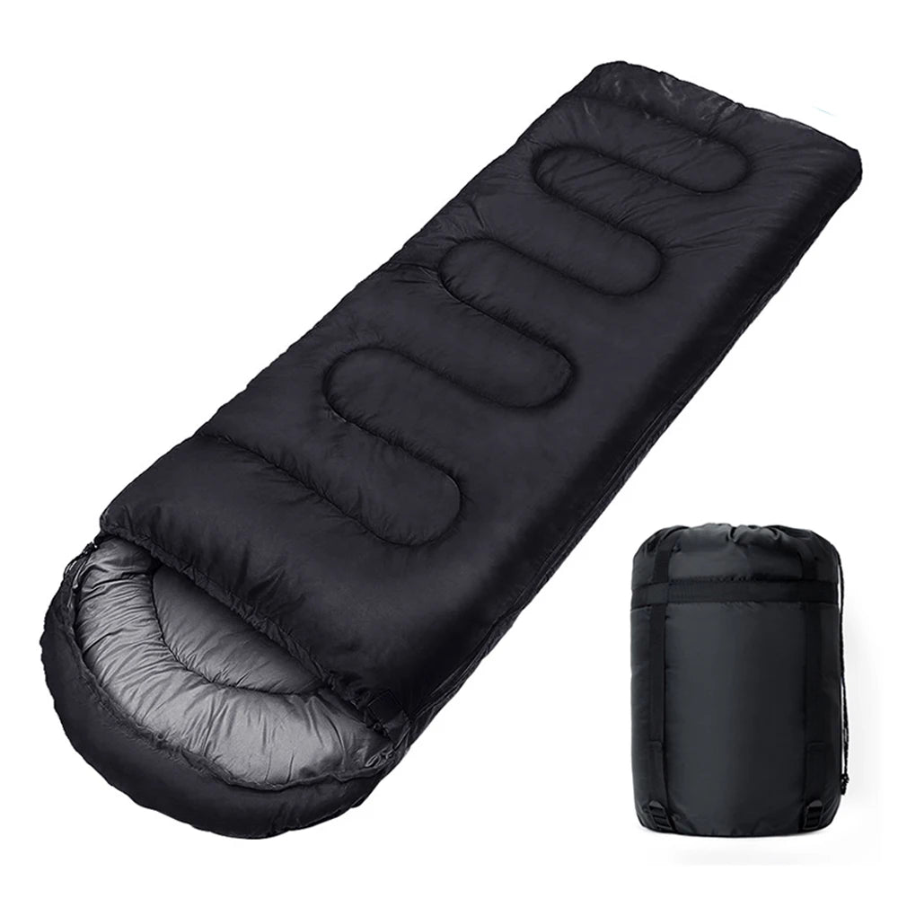 Saco de dormir para acampar, ultraligero, impermeable, sobre cálido para 4 estaciones, sacos de dormir para mochilero, para viajes al aire libre y senderismo