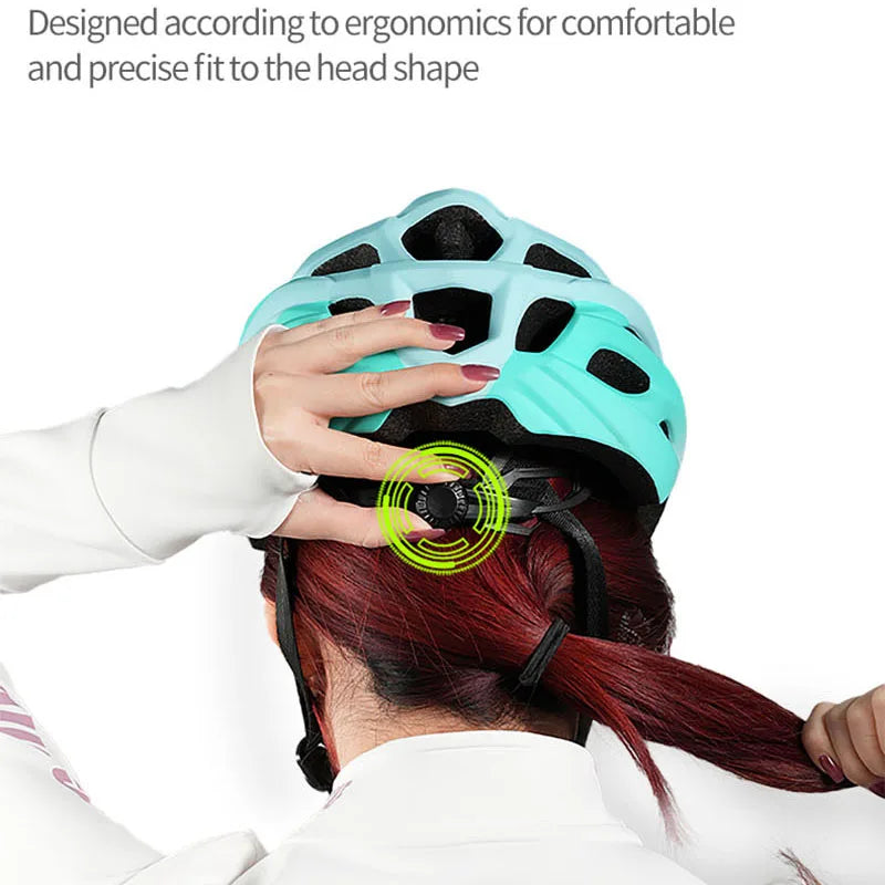 Cascos de bicicleta para adultos, cascos de seguridad anticolisión para bicicleta de montaña, ultraligeros, transpirables, moldeados integralmente