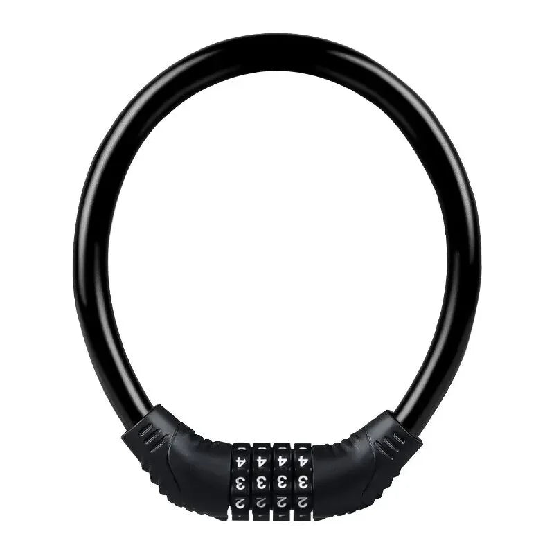 Candado para bicicleta de seguridad con código de 4 dígitos para bicicleta, motocicleta, Scooter