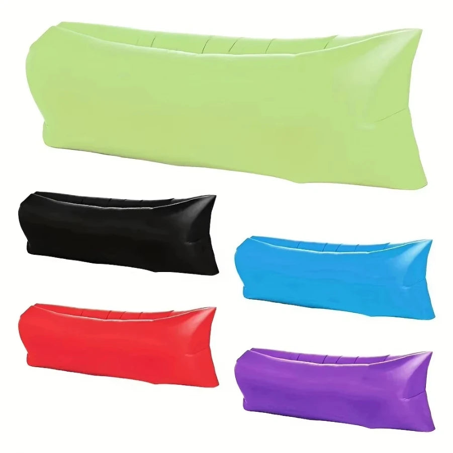 Bolsa de sofá inflable, colchón portátil para acampar, sillón reclinable para festival de música, colchoneta para exteriores, cojín de aire, tumbona de playa