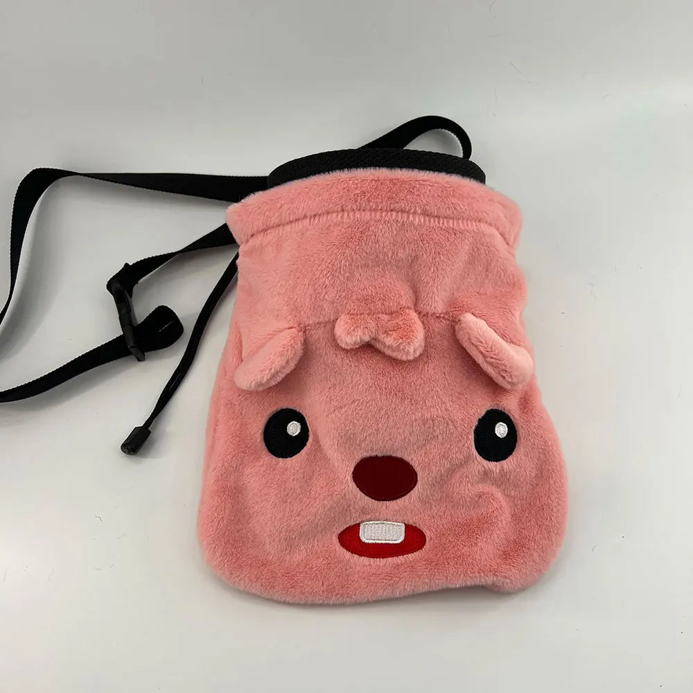 Bolsa de magnesia para escalada en roca, bonita bolsa de tiza para escalada, equipo para adultos, bolsa de polvo para deportes al aire libre, bolsa de escalada