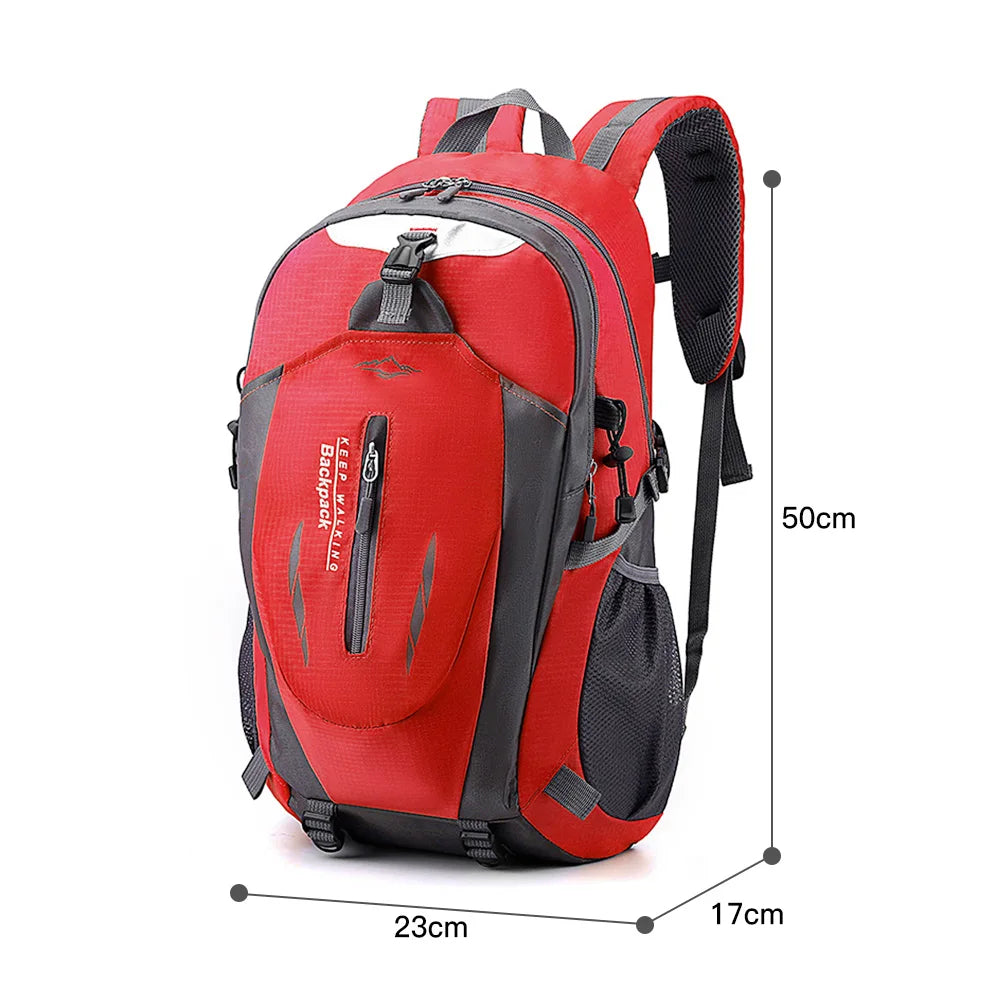 Mochila de senderismo 40L impermeable ligera al aire libre senderismo mochila de viaje para hombres y mujeres