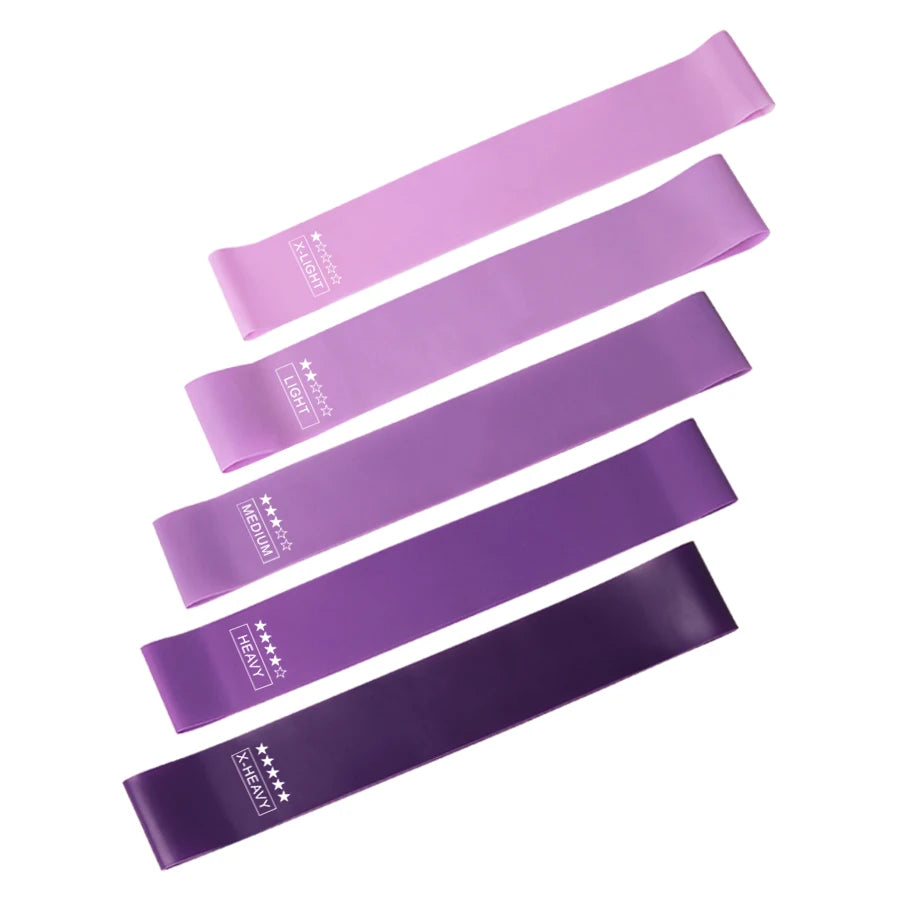 Bandas de resistencia deportivas para yoga y entrenamiento en casa, bandas elásticas de resistencia para Fitness, estiramiento, Pilates, Crossfit, entrenamiento, equipo de gimnasio