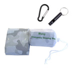 Saco de dormir térmico para senderismo para 2 personas, manta para dormir para aventuras al aire libre, bolsa de Camping, herramienta de supervivencia de película PET