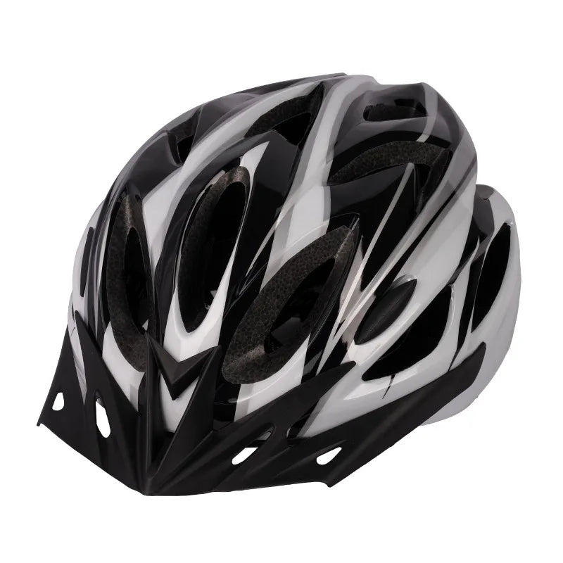 Nuevo casco de ciclismo con forro cómodo, ligero, hueco, para hombres y mujeres, seguridad de conducción ajustable, protección para la cabeza, bicicleta, casco MTB