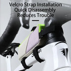 Bolsa para tubo superior de bicicleta, bolsa ligera y estable para cuadro de bicicleta de montaña y carretera