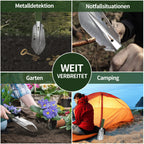 Pala multiherramienta 8 en 1 para acampar, herramientas de jardín, pala militar para senderismo, pala de supervivencia, Gadgets de Camping para herramienta al aire libre