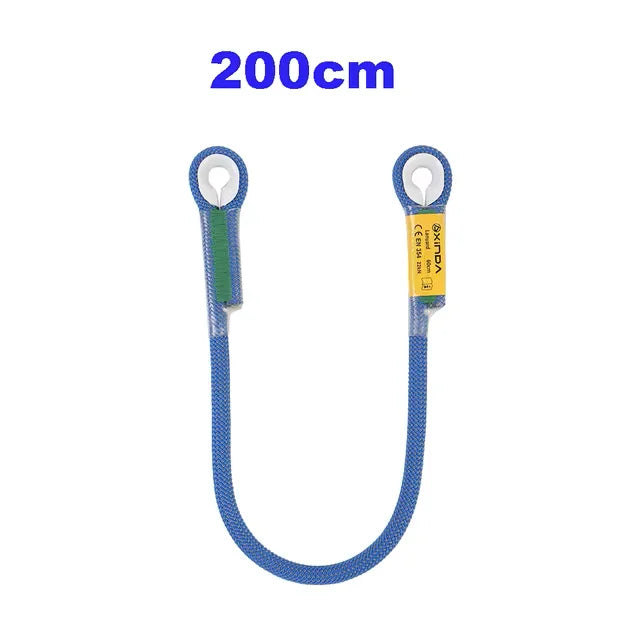 Escalada en roca al aire libre Prusik Loop cuerda precostada ojo a ojo cable de enganche de fricción resistente al calor