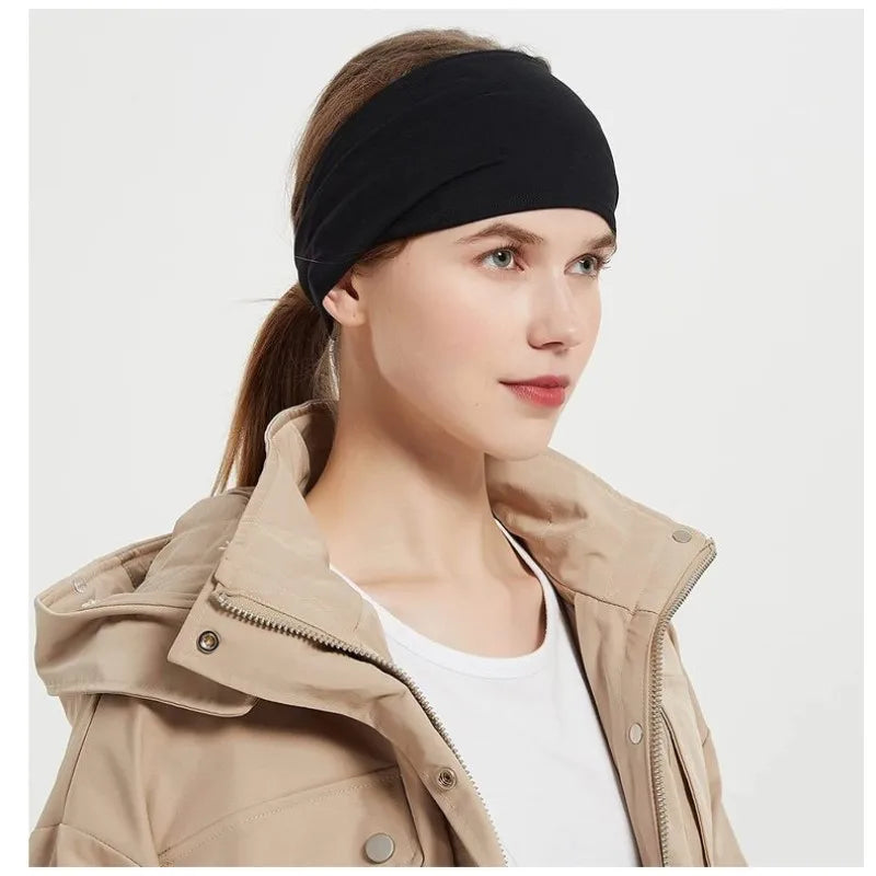 Diadema deportiva para hombre y mujer, banda elástica para el sudor para gimnasio, Fitness, correr, Yoga, diadema, bandas para el cabello absorbentes transpirables de secado rápido
