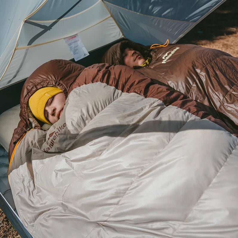 Naturehike-saco de dormir de plumón de pato Snowbird mejorado, 650FP, ultraligero, cálido, para 4 estaciones, para viajes al aire libre y senderismo