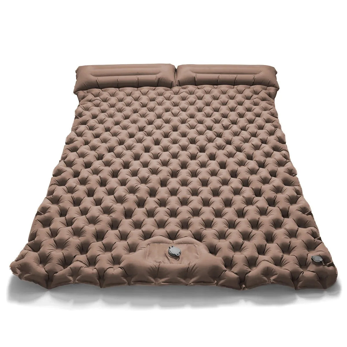 Colchón inflable doble para acampar al aire libre, colchoneta para dormir Extra ancha, cama plegable ultraligera, colchoneta para dormir, colchoneta de viaje para coche