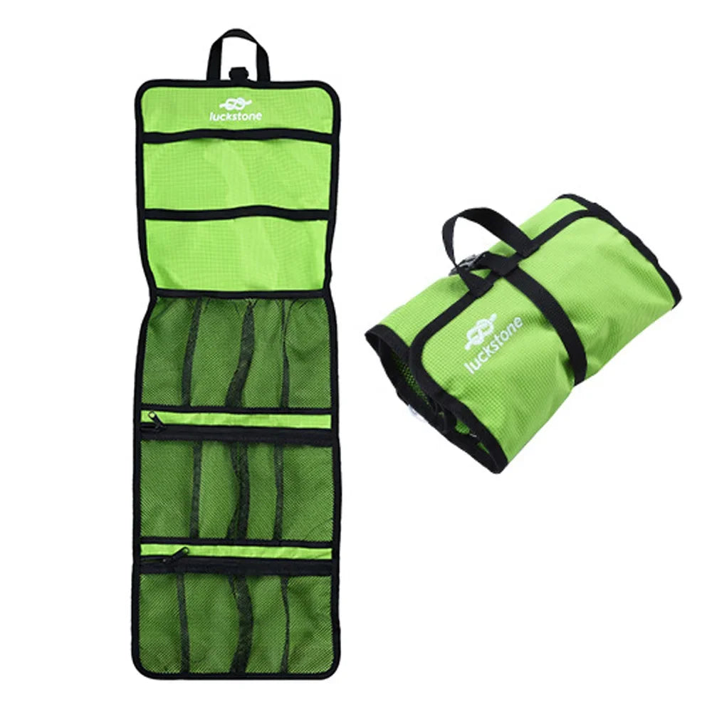 Bolsa de almacenamiento para escalada en roca, equipo de engranajes, bolsa de almacenamiento organizada, mosquetón, bolsa organizada