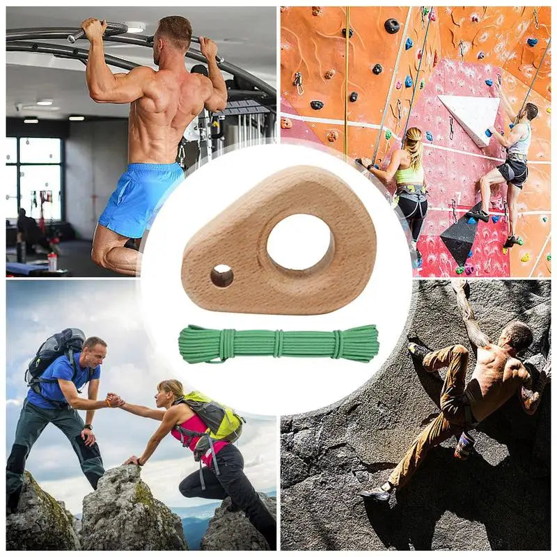 Presa de escalada en roca, agarre ergonómico, tabla de escalada en roca, equipo de entrenamiento portátil para entrenamiento de fuerza de mano y dedo