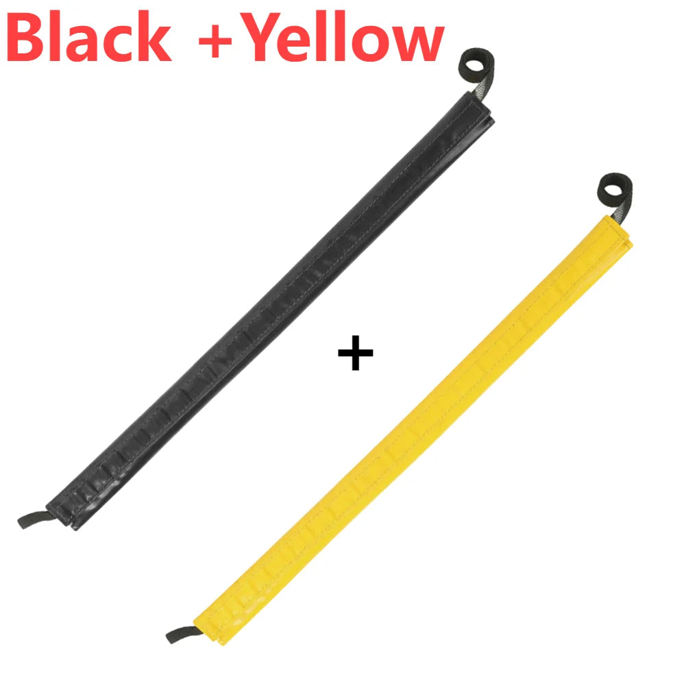 Ccubierta protectora de cuerda de escalada Protector de cuerda de escalada en roca de PVC ligero equipo de rappel antidesgaste