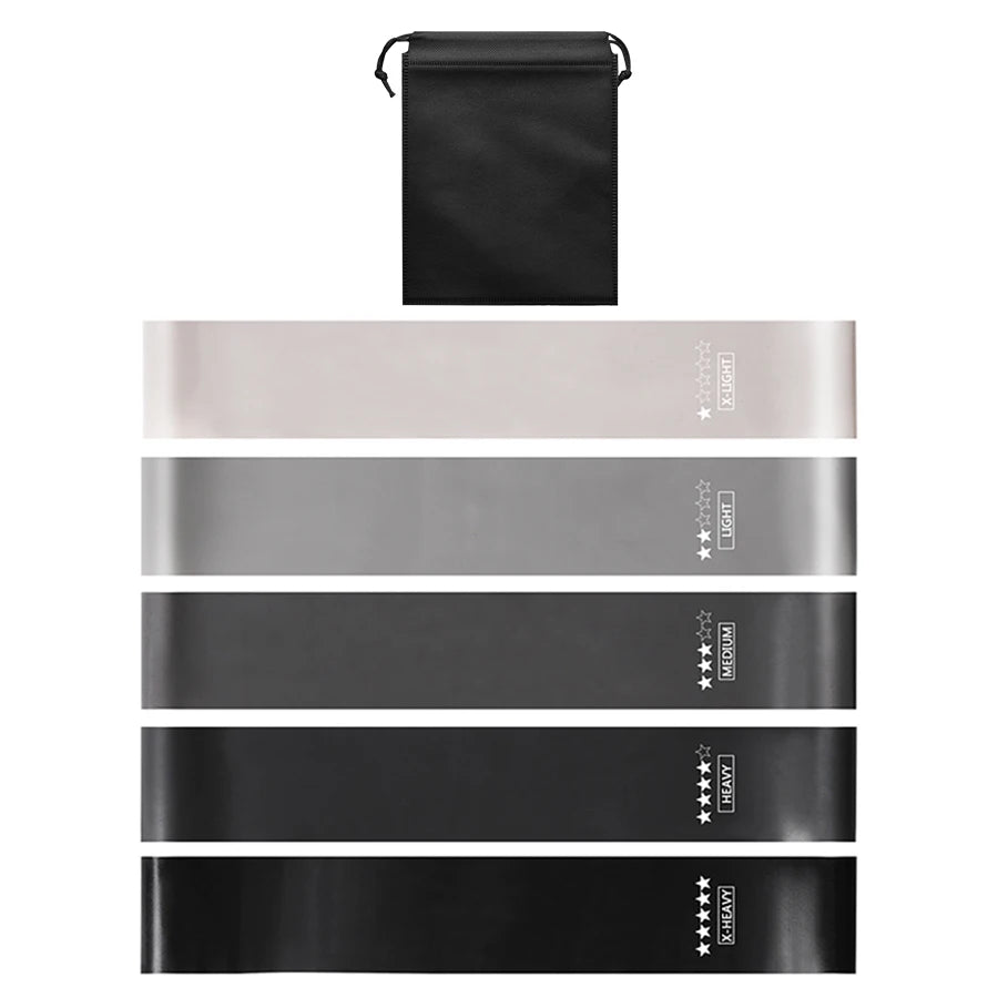 Bandas de resistencia deportivas para yoga y entrenamiento en casa, bandas elásticas de resistencia para Fitness, estiramiento, Pilates, Crossfit, entrenamiento, equipo de gimnasio