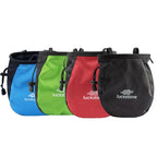 Bolsa de tiza impermeable para escalada y levantamiento de pesas, bolsa de polvo de magnesio con cinturón ajustable, bolsa de tiza para gimnasio de gran capacidad