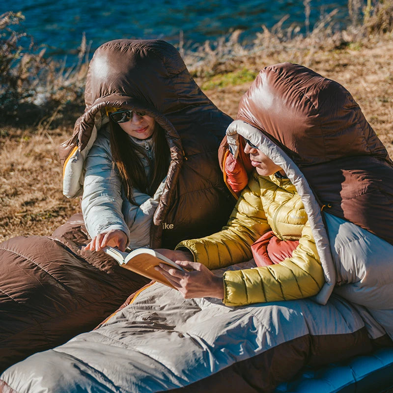 Naturehike-saco de dormir de plumón de pato Snowbird mejorado, 650FP, ultraligero, cálido, para 4 estaciones, para viajes al aire libre y senderismo